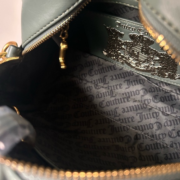 Juicy Couture UK Mini Green “Thyme” twig Scottie dog bowling bag - Picture 12 of 13